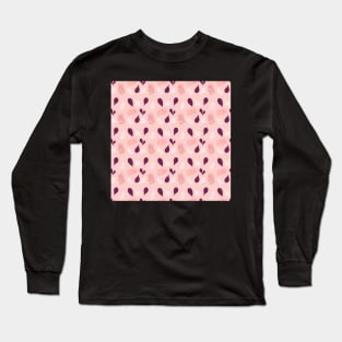 Heart leaf pink print Long Sleeve T-Shirt